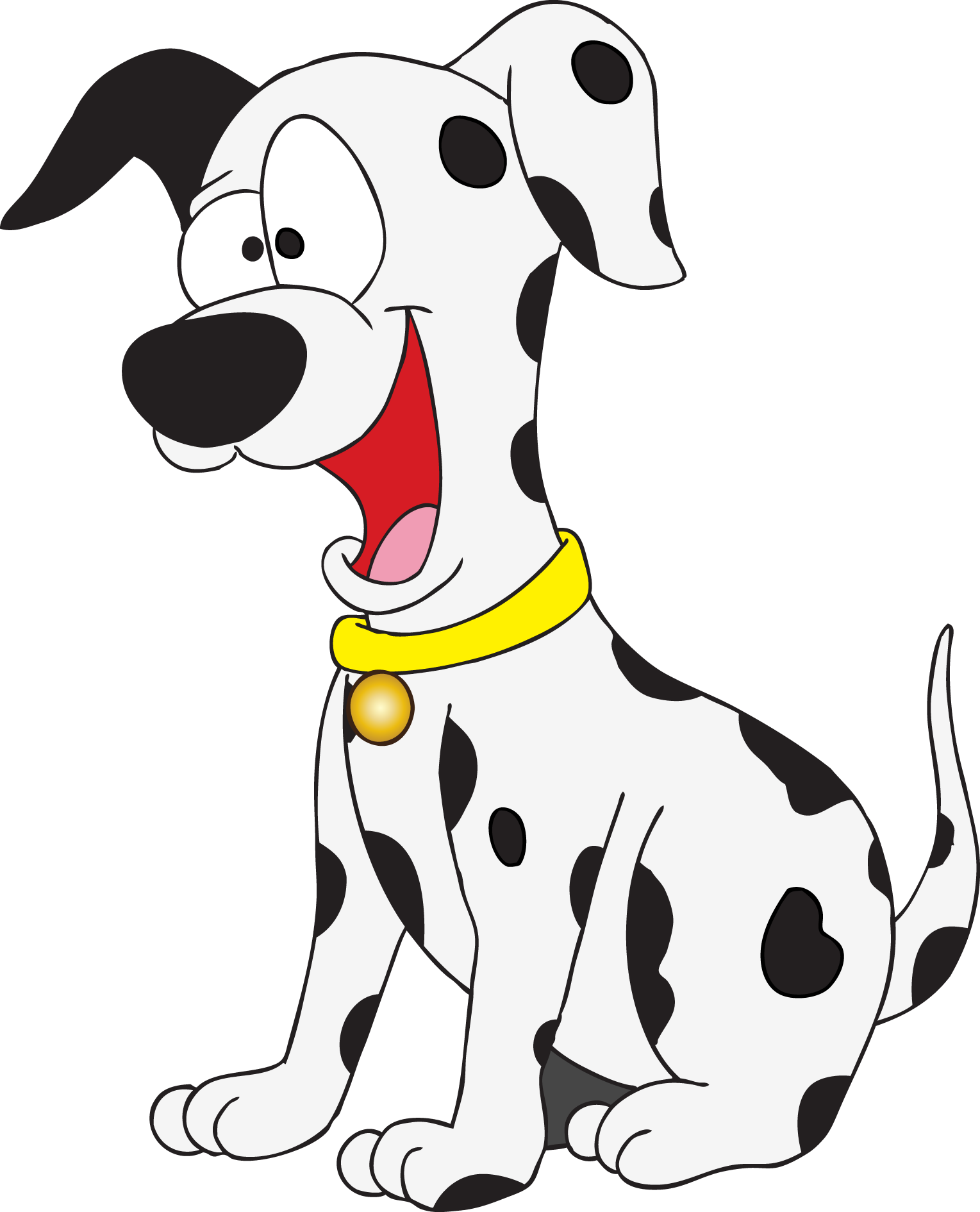 Happy Dalmatian Cartoon