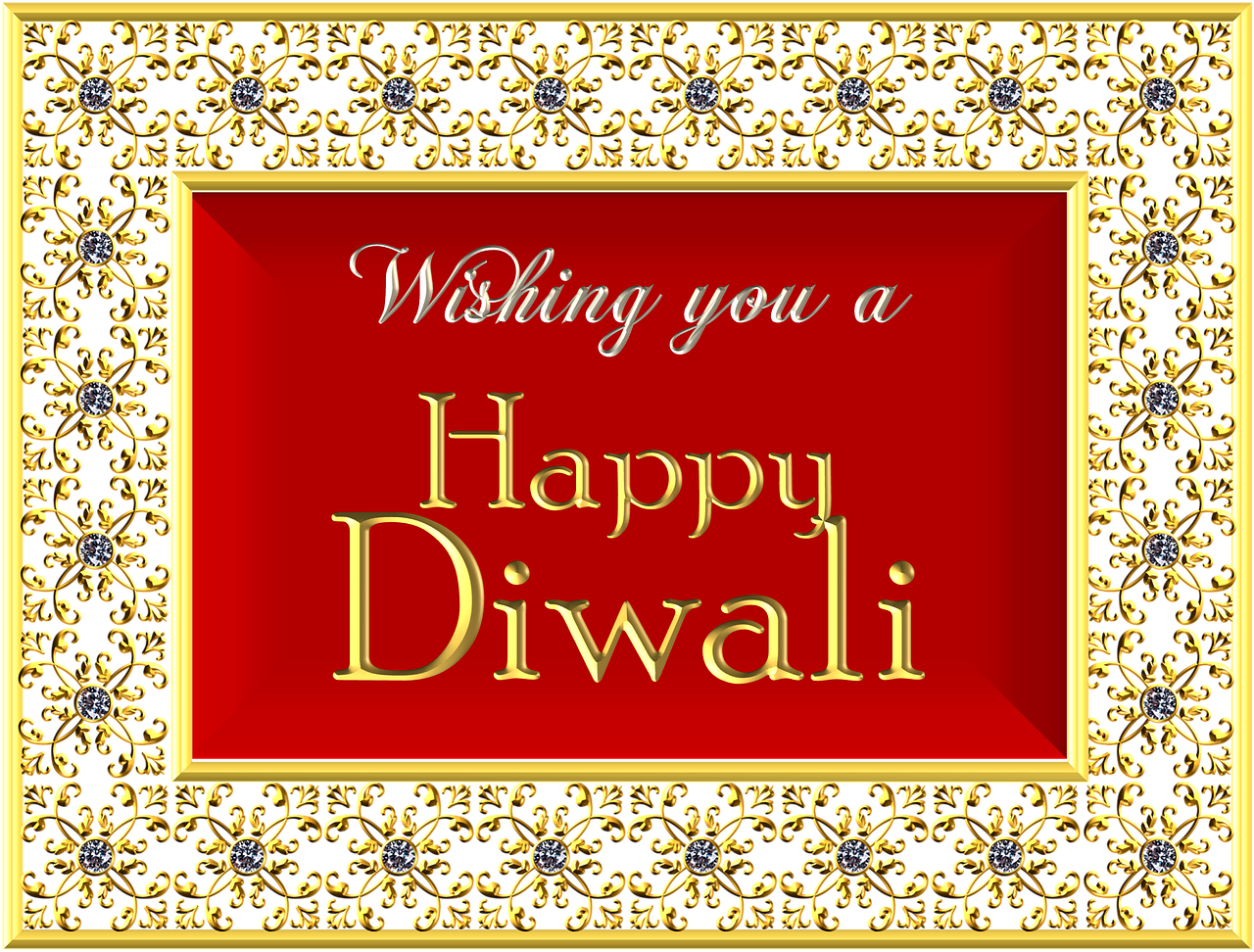 Happy Diwali Greeting Card