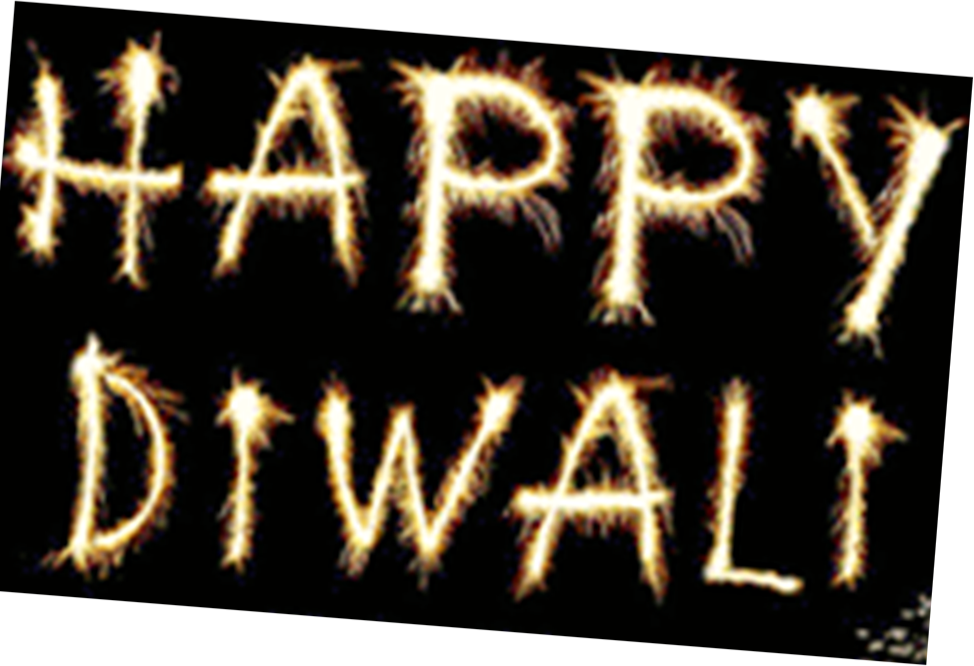 Happy Diwali Sparkler Celebration