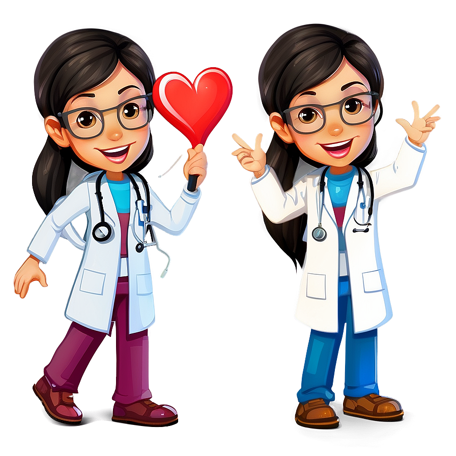 Happy Doctor Cartoon Character Png Lyc