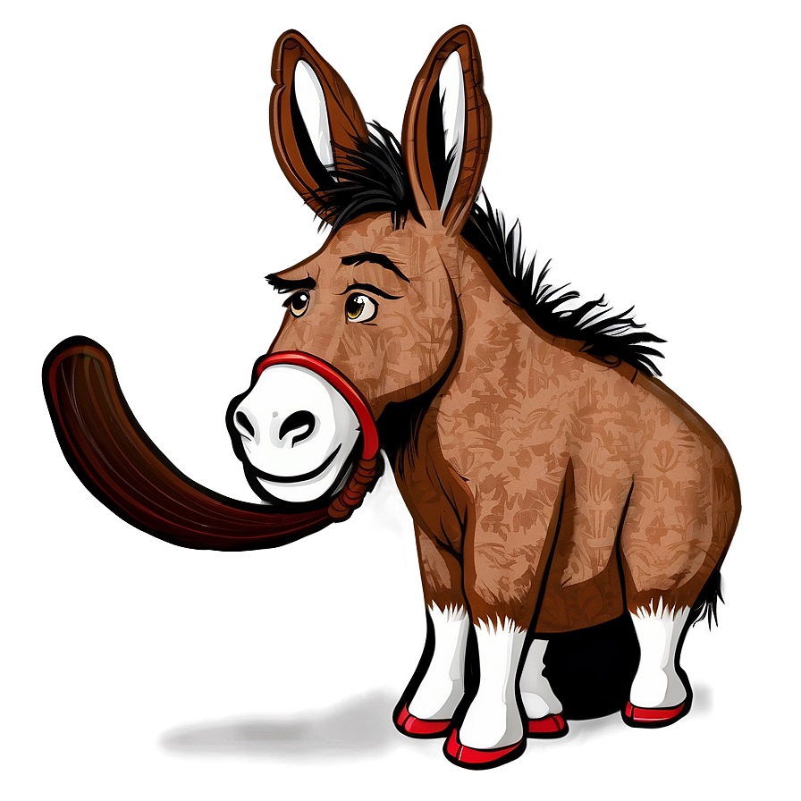 Happy Donkey Clipart Png Ono