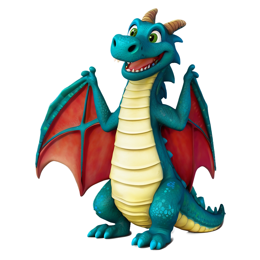 Happy Dragon Character Png 05062024