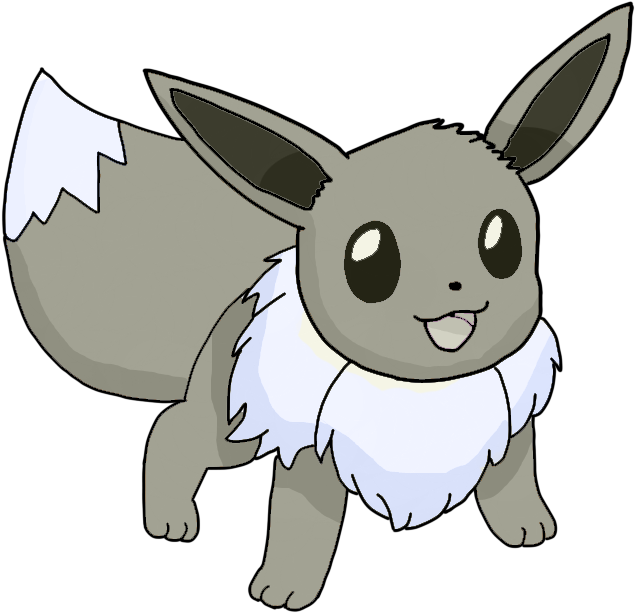 Happy Eevee Illustration