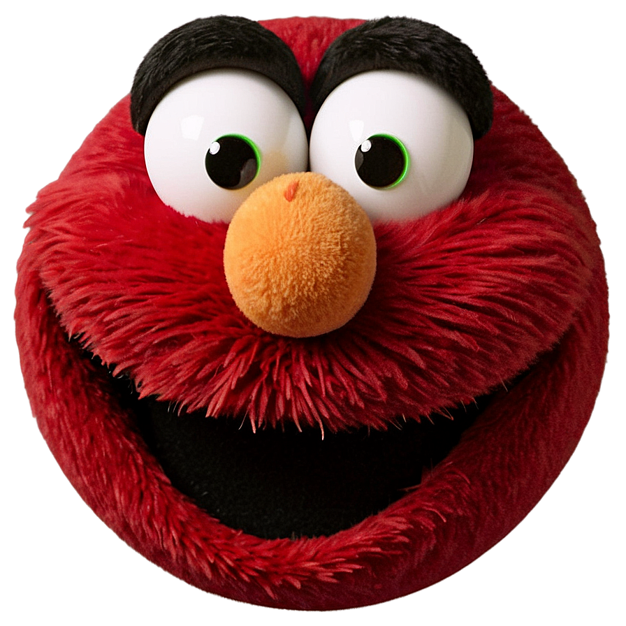 Happy Elmo Face Design Png 06212024