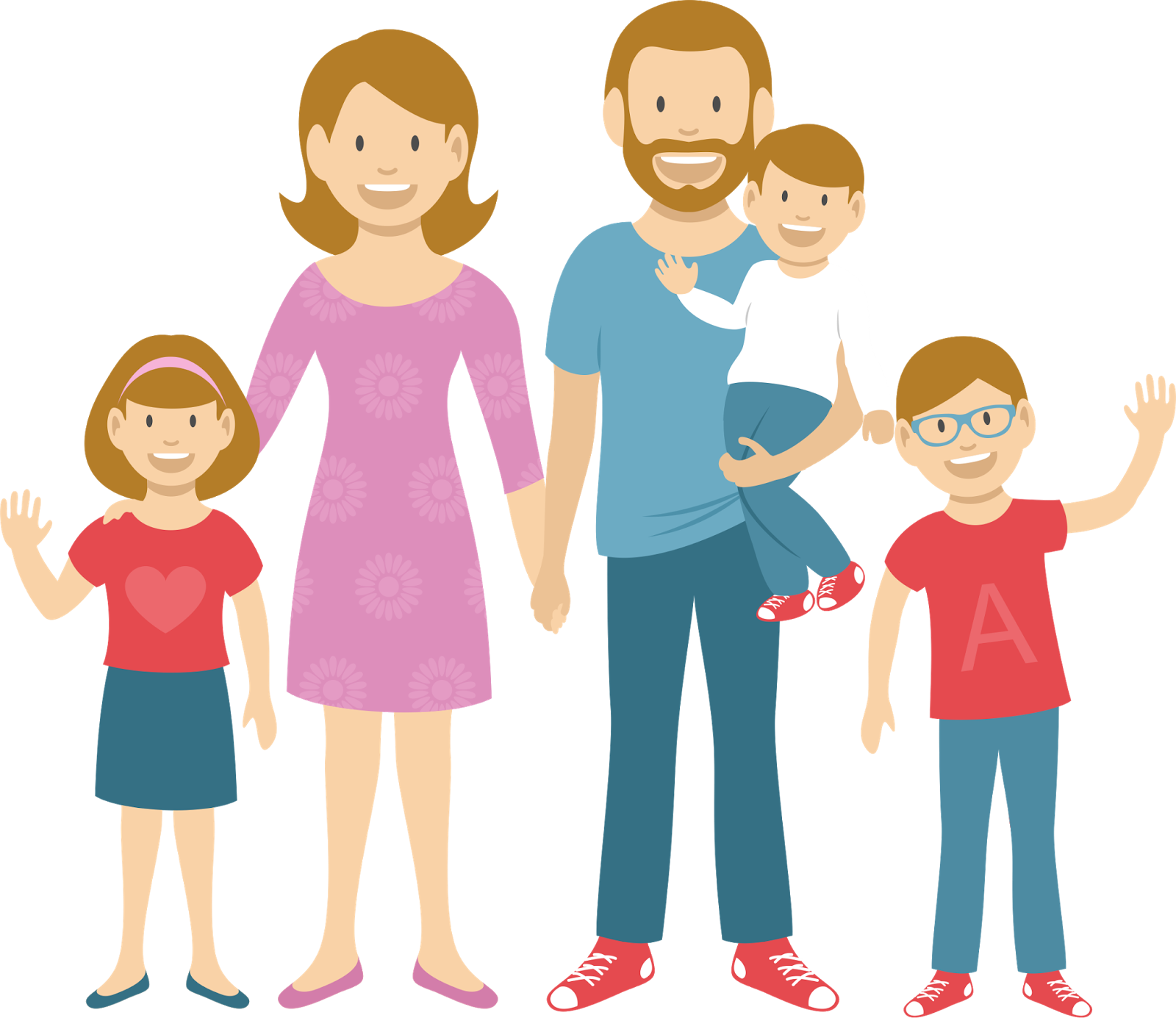 Happy Family Illustration