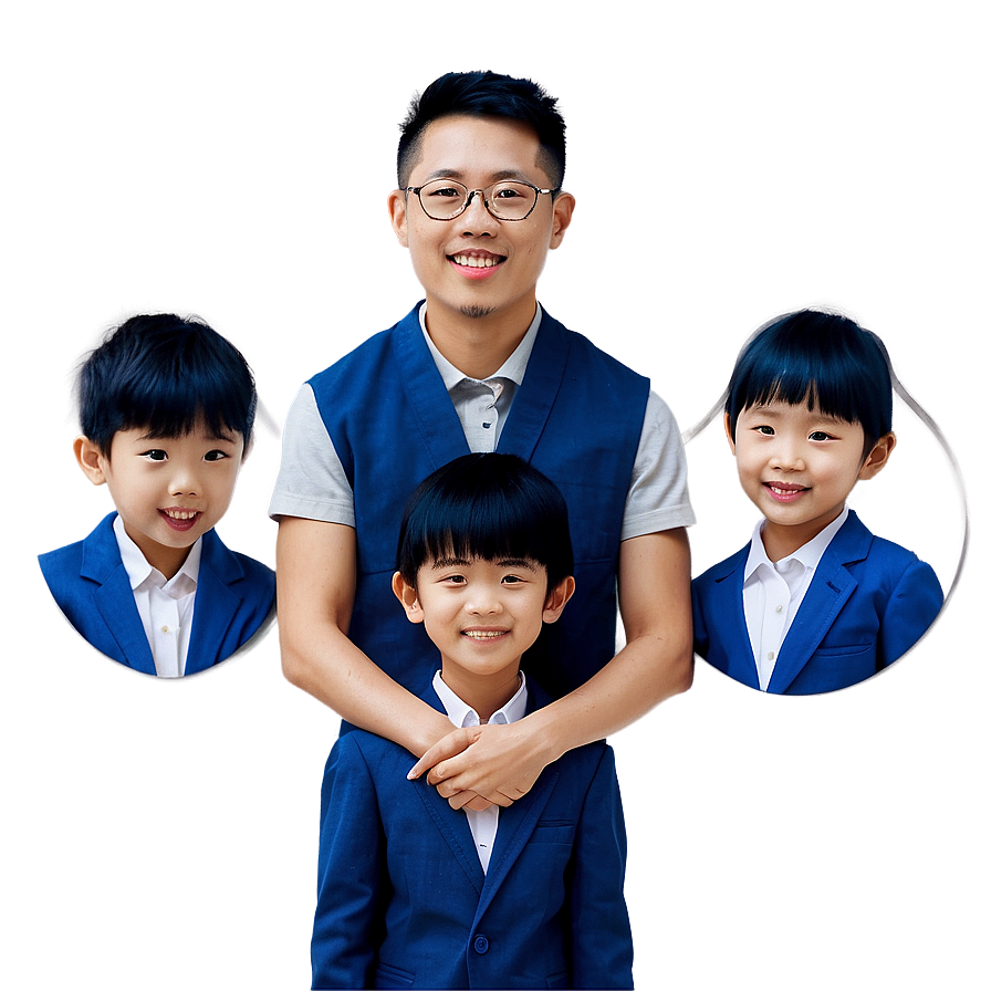 Happy Family Portrait Png Lpg