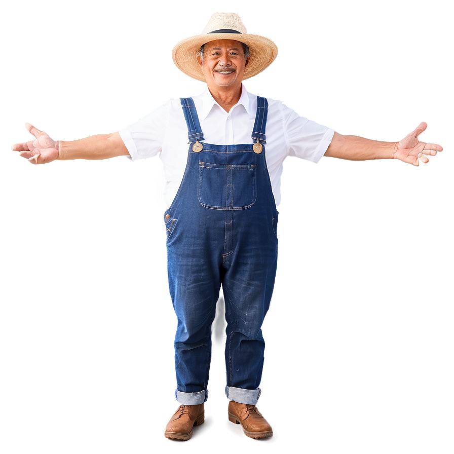 Happy Farmer Illustration Png Txr74