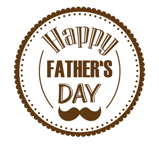 Happy Fathers Day Celebration Badge