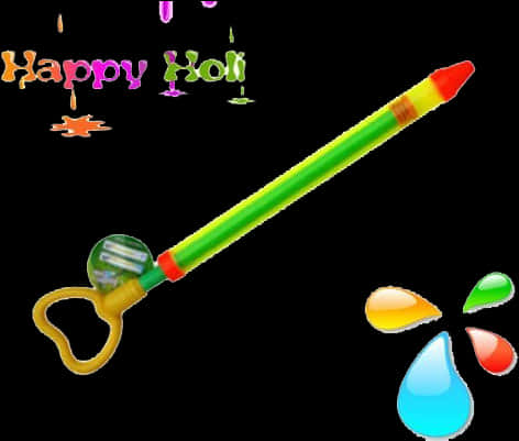 Happy Holi Celebration Pichkari Water Gun