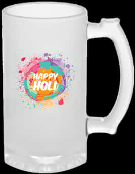 Happy Holi Festival Colorful Beer Mug