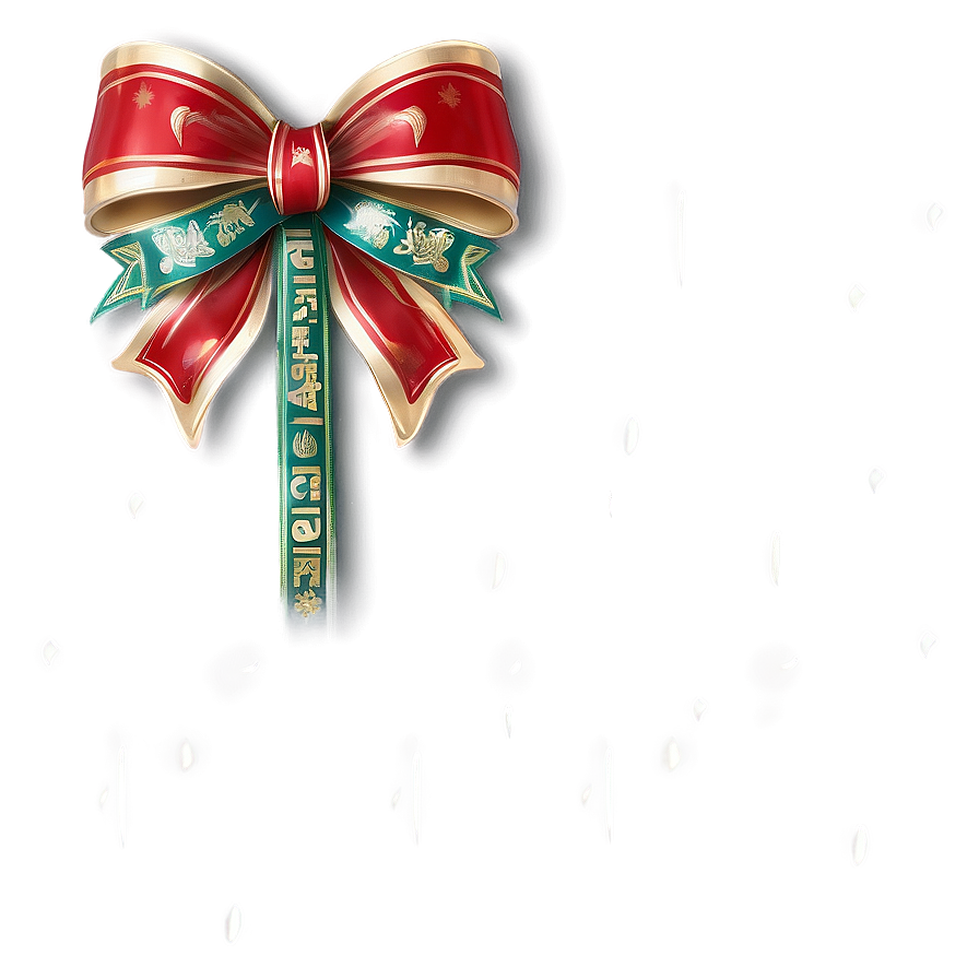 Happy Holidays Ribbon Bow Png 86