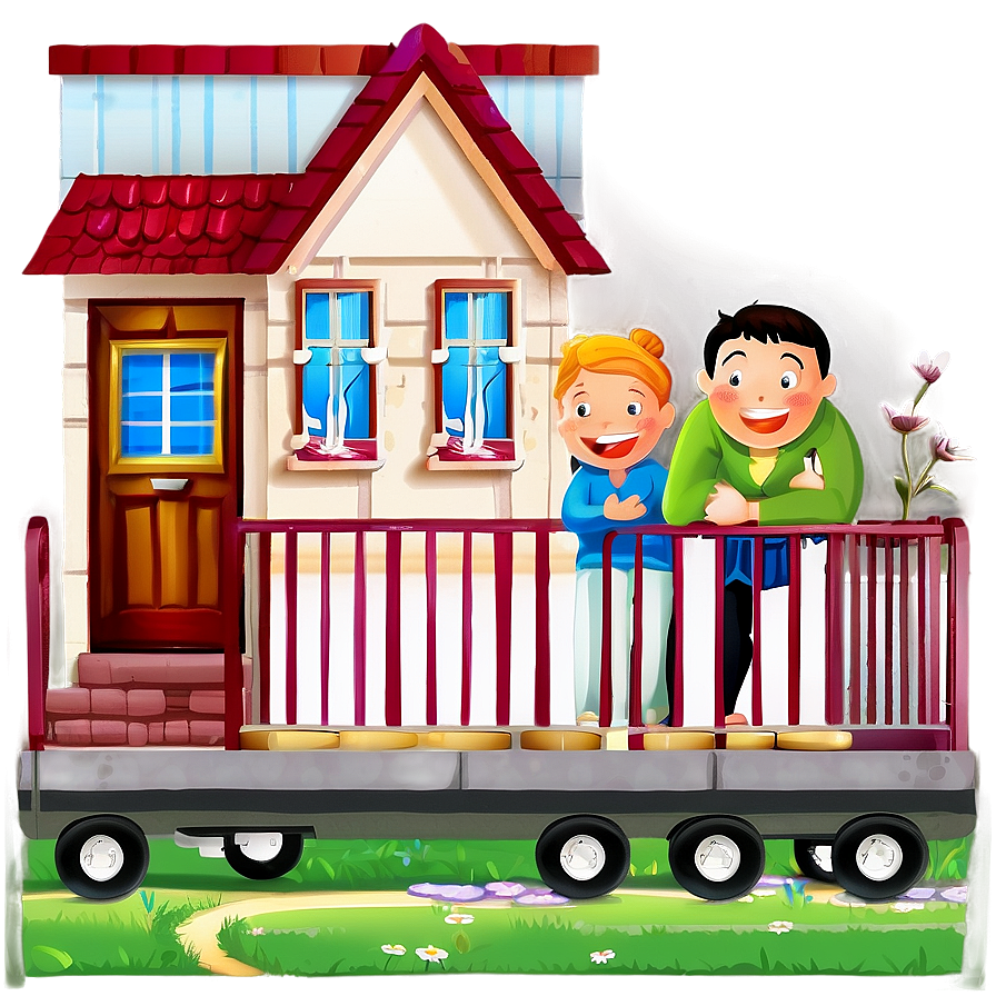 Happy Home Family Clipart Png Ame