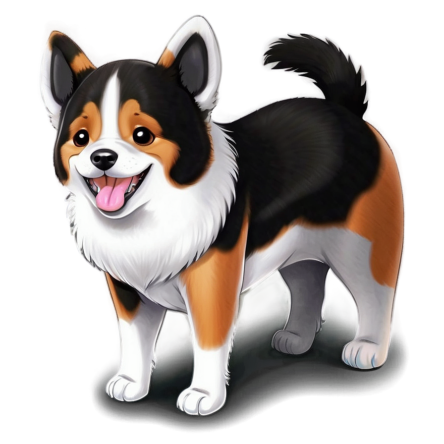 Happy Kawaii Dog Drawing Png Bim67