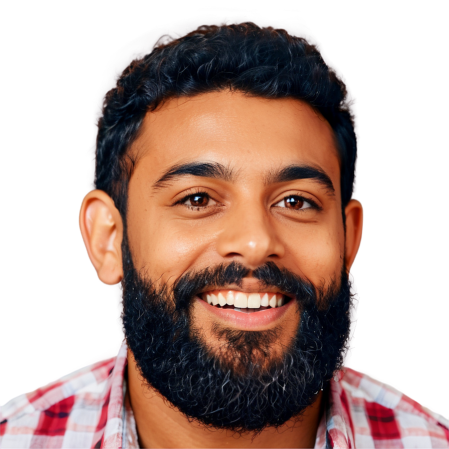 Happy Man With Beard Png 77