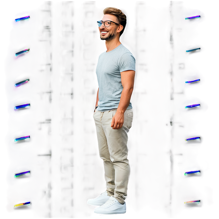 Happy Man With Glasses Png 27