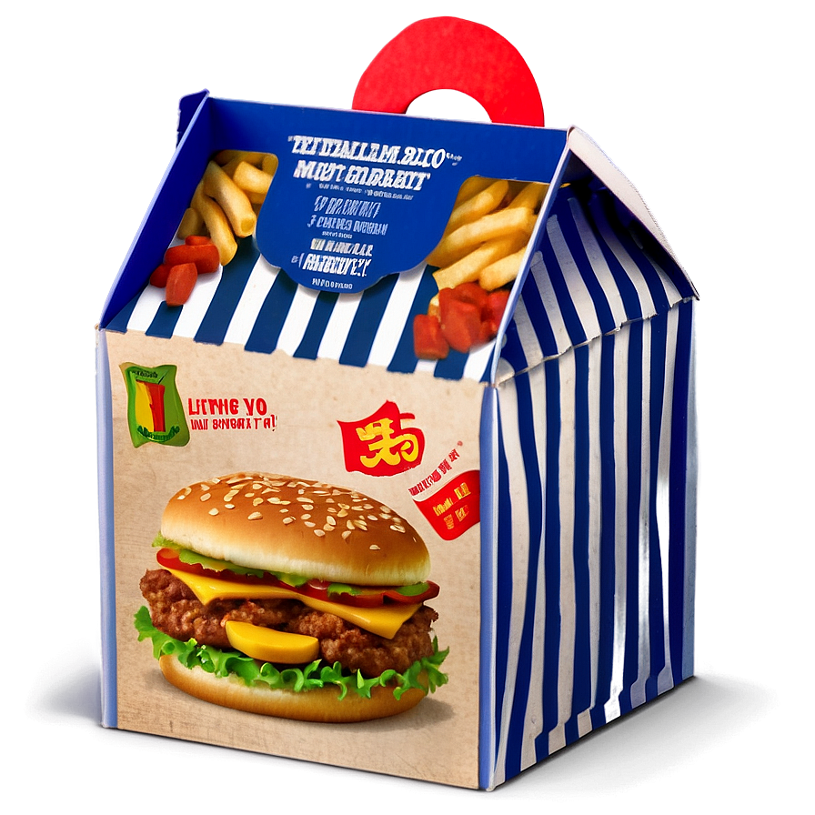 Happy Meal Box For Vegetarians Png Ocp