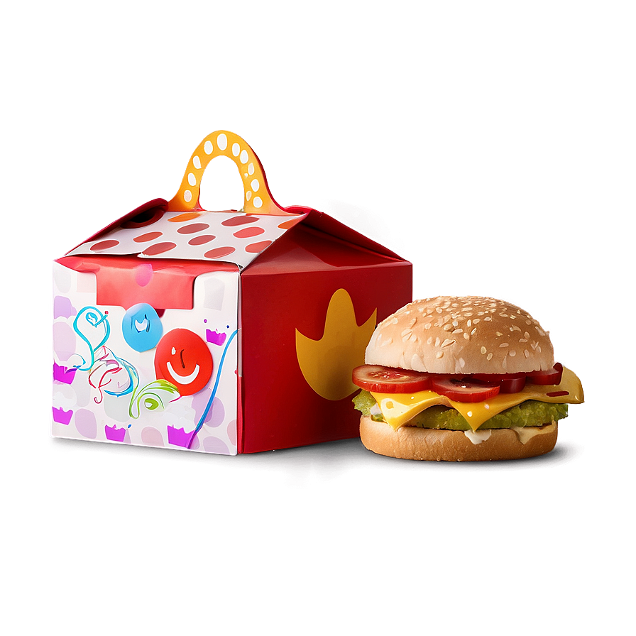 Happy Meal Box With Drink Png Tsx4