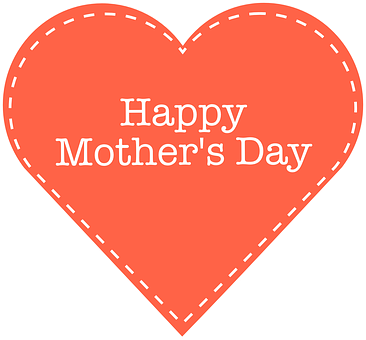 Happy Mothers Day Heart Graphic