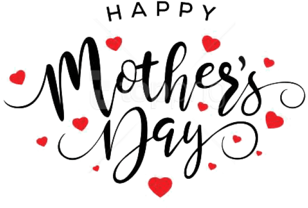 Happy Mothers Day Heartsand Script