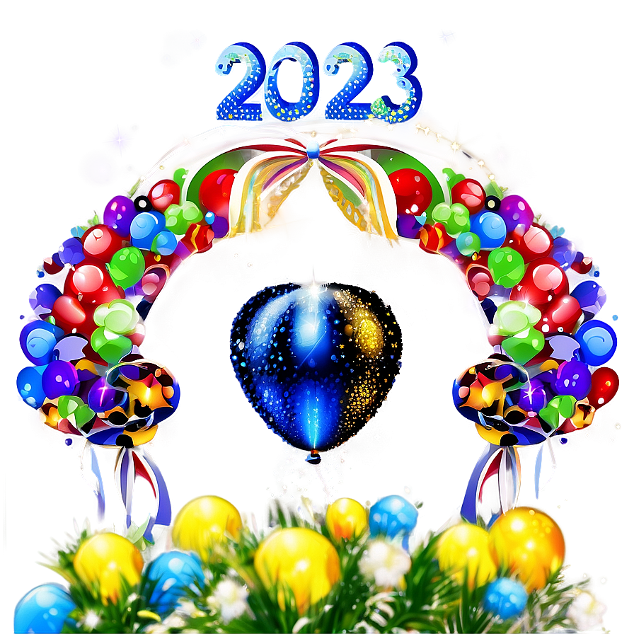 Happy New Year 2023 Text Png Vmy