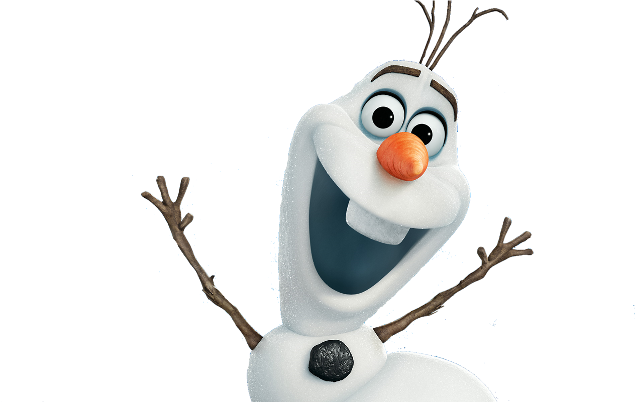 Happy Olaf Frozen Character