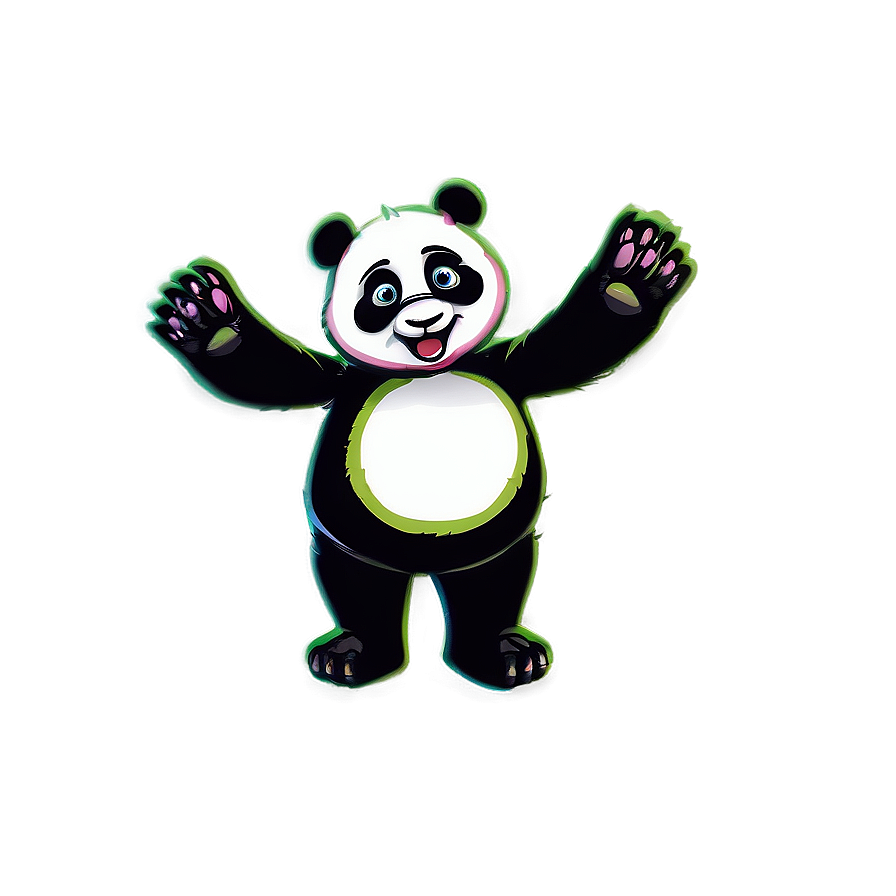 Happy Panda Animation Png Uwd49
