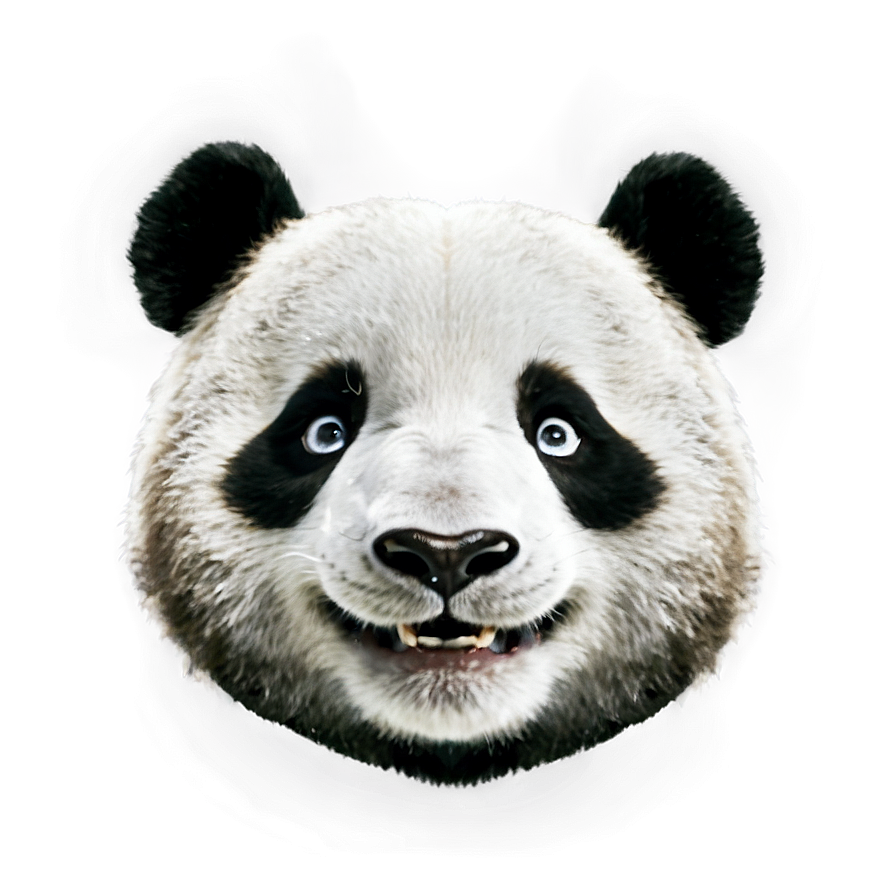 Happy Panda Face Png 05062024