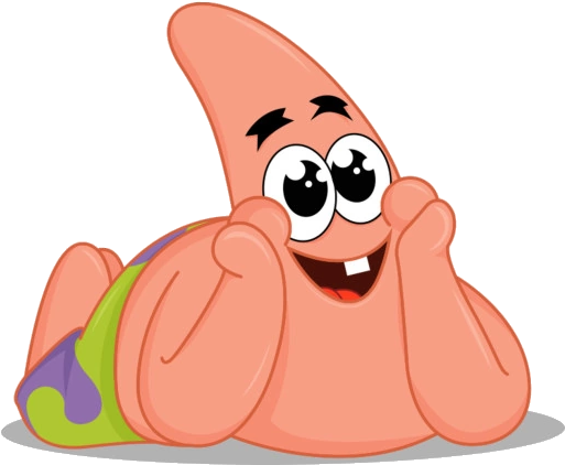 Happy Patrick Star Cartoon