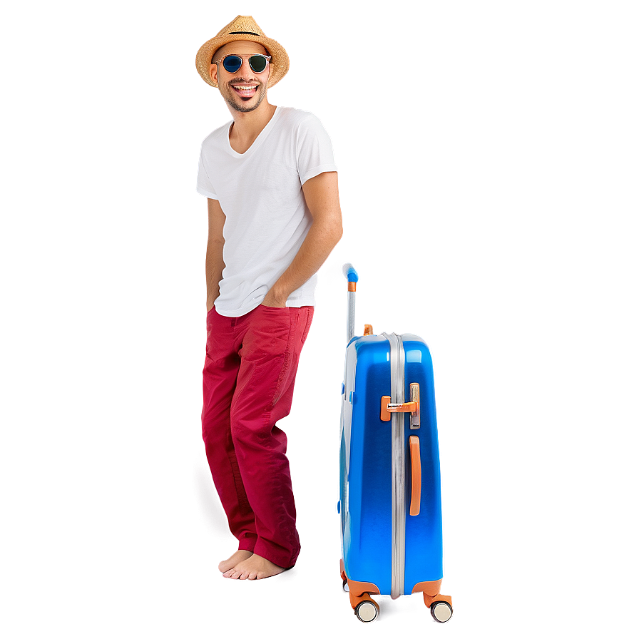 Happy Person On Vacation Png 79