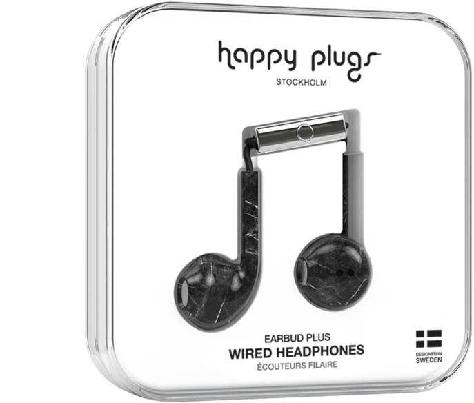 Happy Plugs Earbud Plus Wired Headphones Packaging