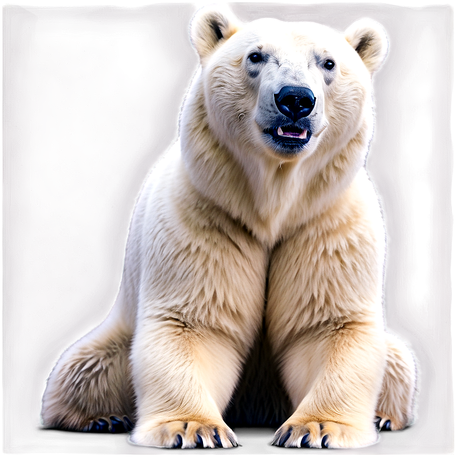 Happy Polar Bear Png 05062024