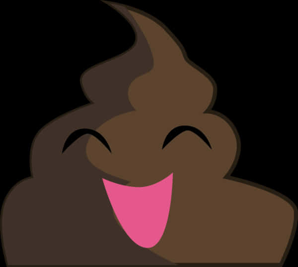 Happy Poop Emoji Graphic