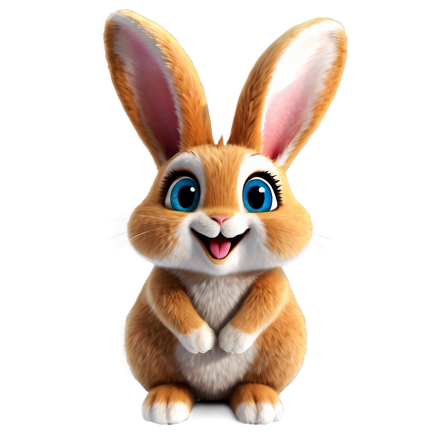 Happy Rabbit Png Erl33