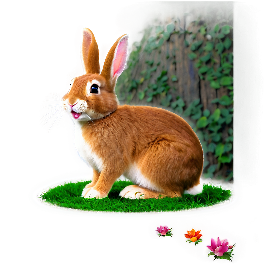 Happy Rabbit Png Vke11