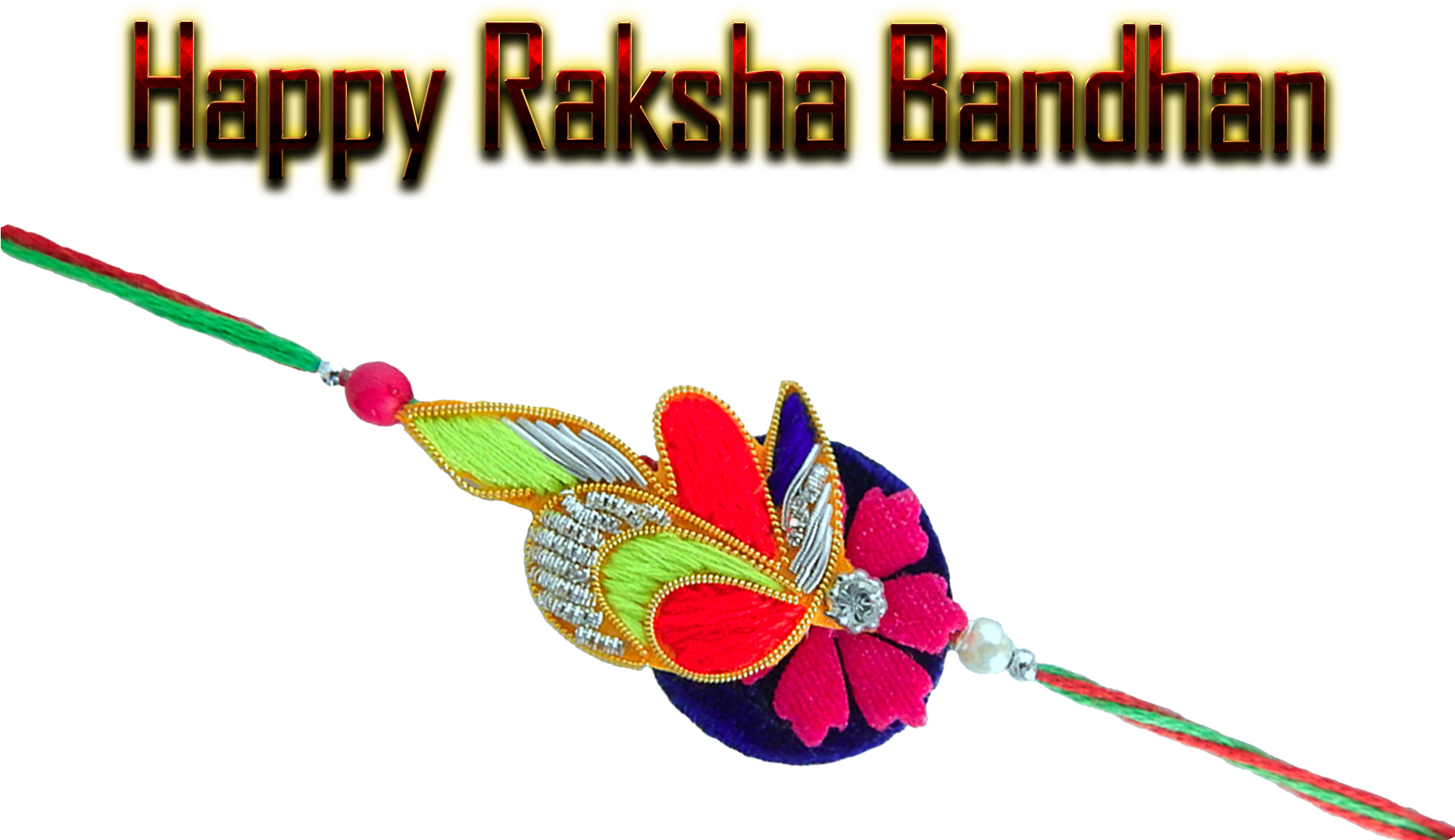 Happy Raksha Bandhan Rakhi Design