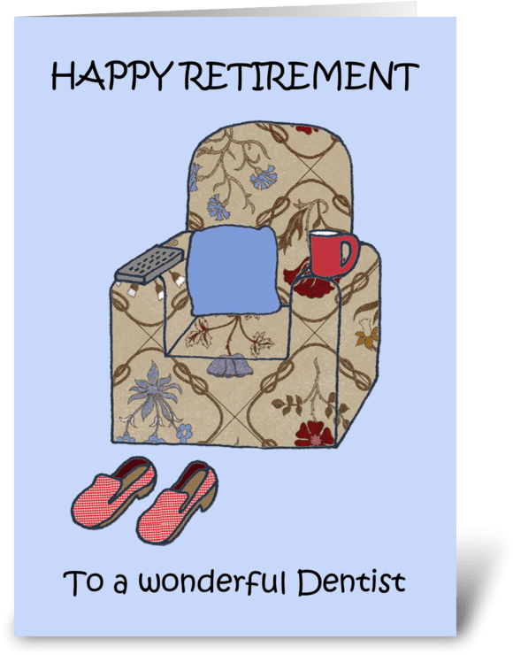 Happy Retirement Dentist Card