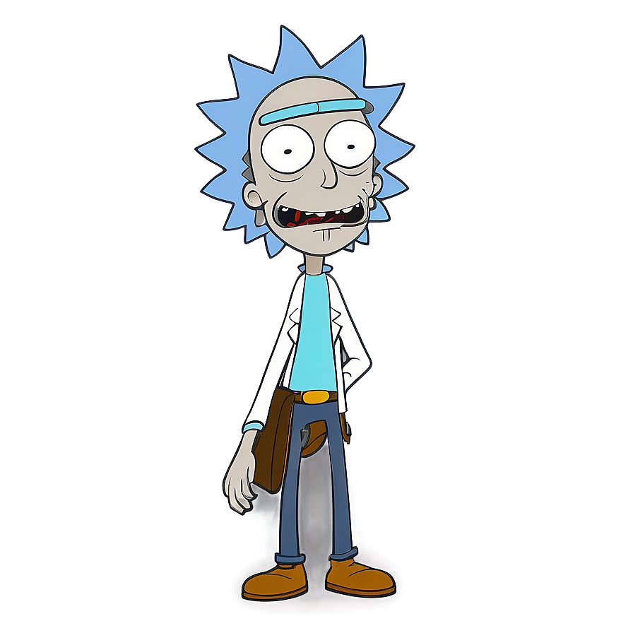 Happy Rick Character Png 06242024