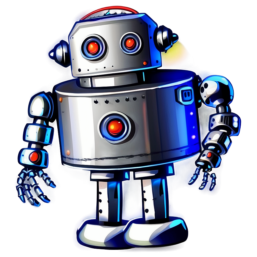 Happy Robot Clipart Png 13