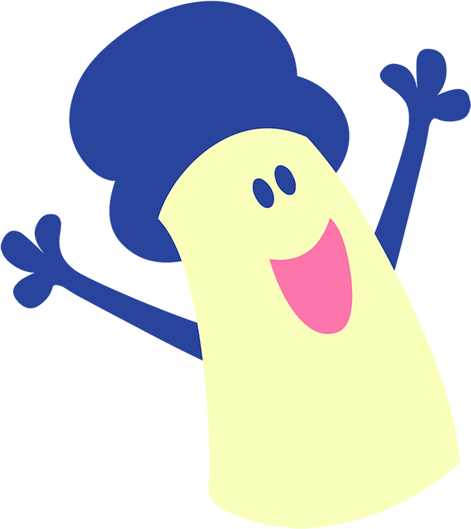 Happy Salt Shaker Cartoon Character