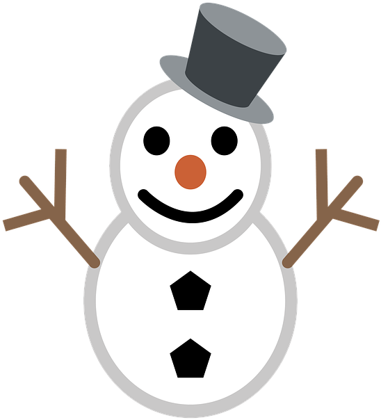 Happy Snowman Clipart