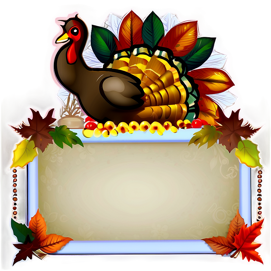 Happy Thanksgiving Banner Png Xiv75