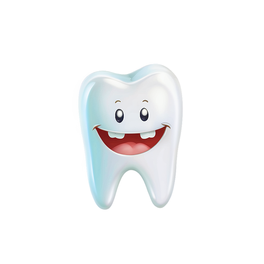 Happy Tooth Character Png 05242024