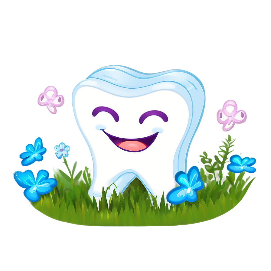 Happy Tooth Character Png Qgb11