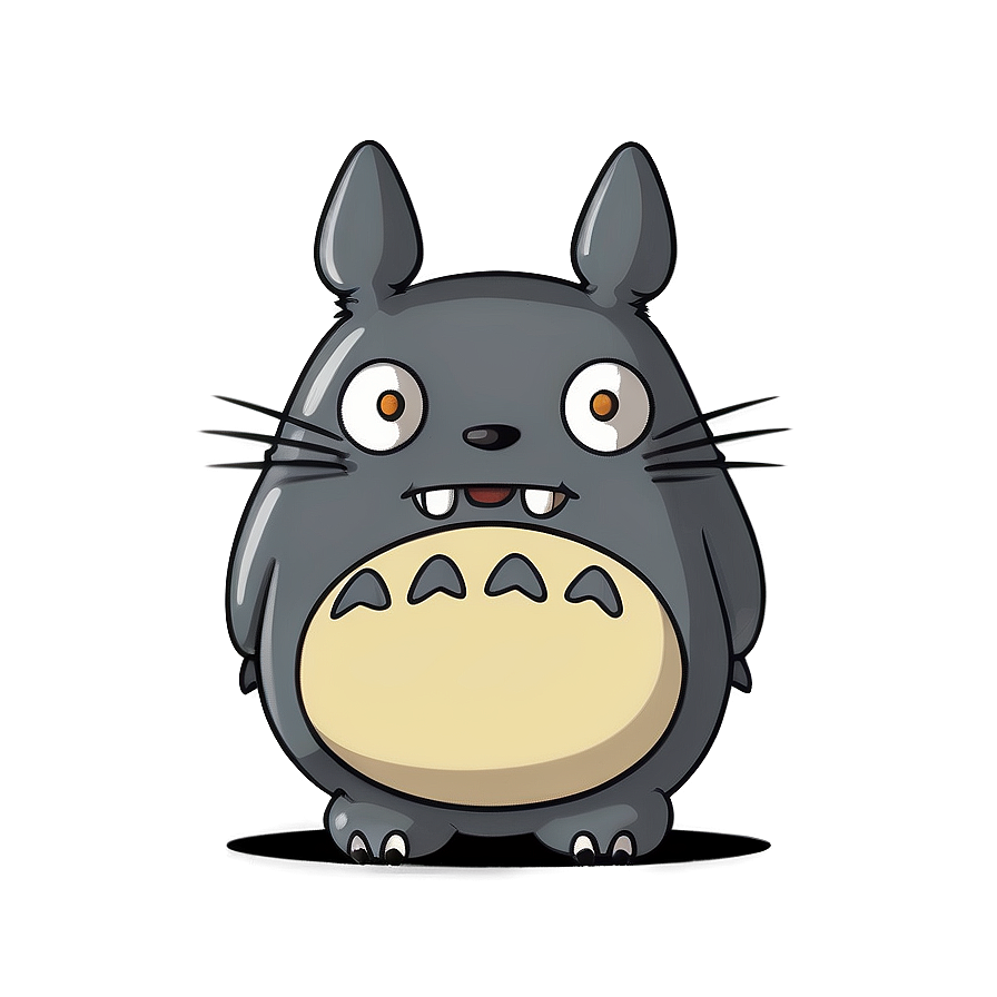 Happy Totoro Design Png Vnf