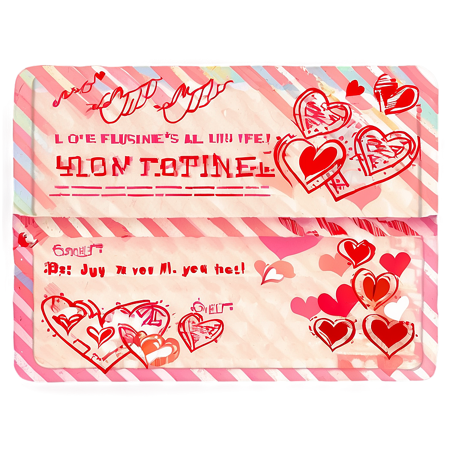 Happy Valentines Love Notes Png 37