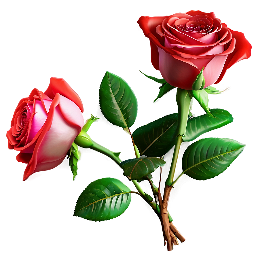 Happy Valentines Roses Bouquet Png Lig