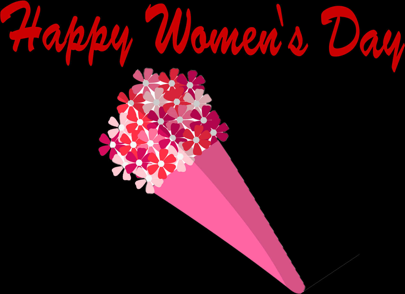 Happy Womens Day Floral Greeting