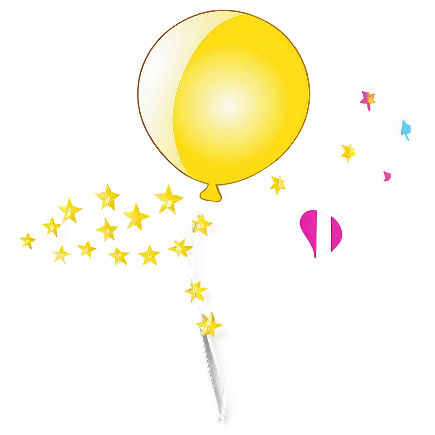 Happy Yellow Balloon Png Omp