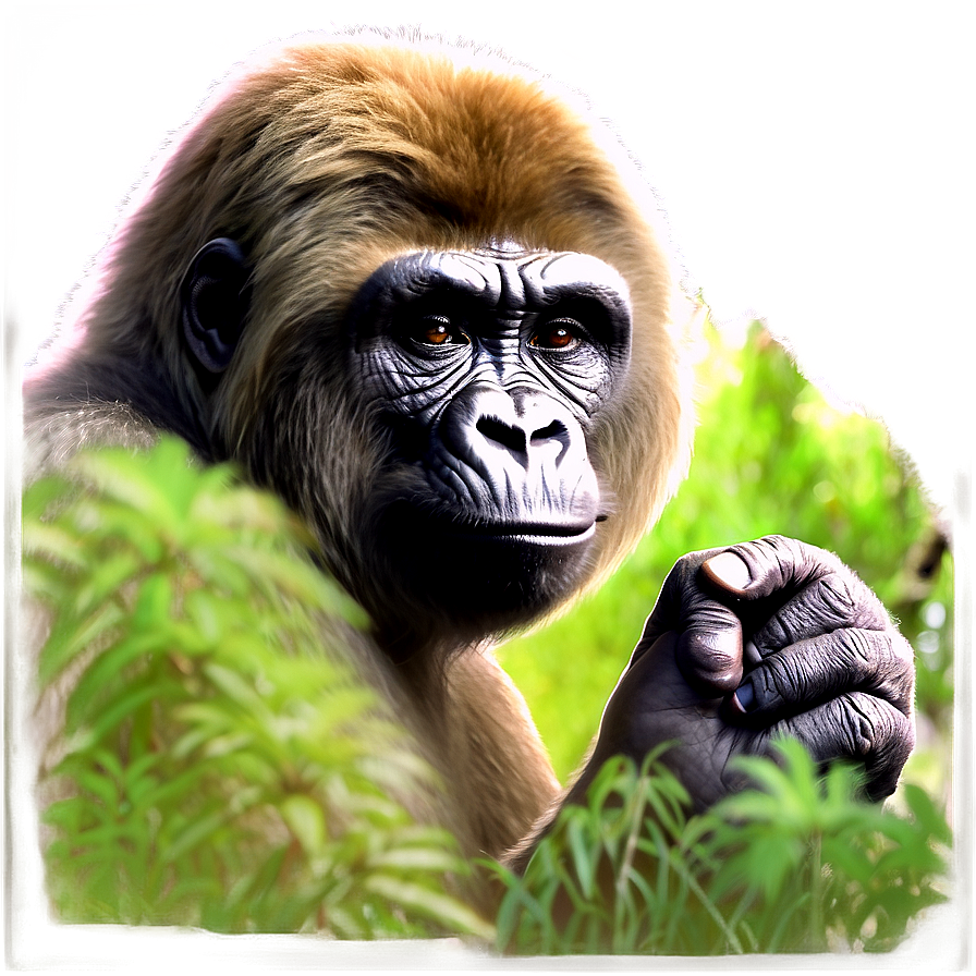 Harambe Peaceful Gorilla Png Jmc