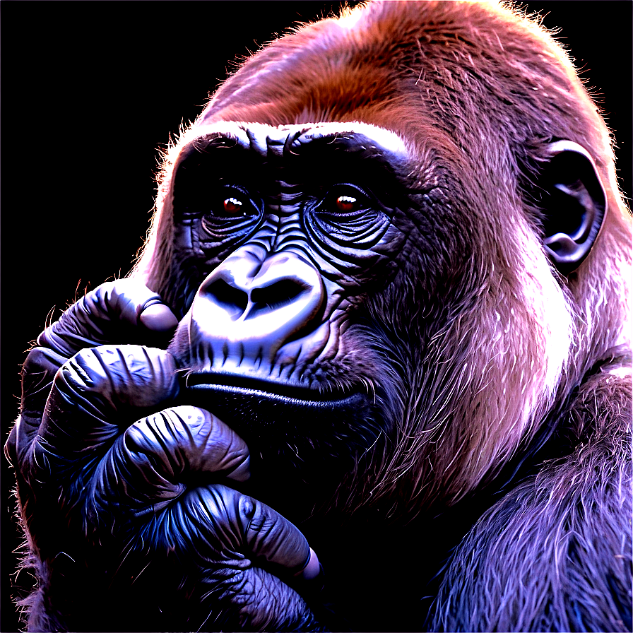 Harambe Peaceful Gorilla Png Qjy79